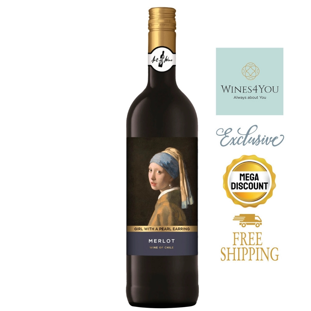 The Girl With A Pearl Earring Merlot Chile Red Wine